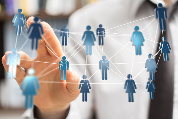 Netzwerk von Ärzten